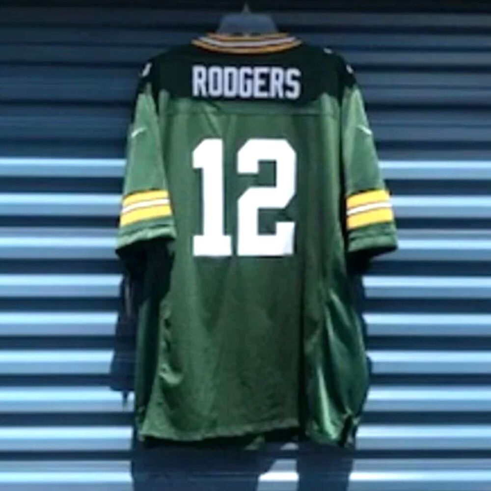 Size: 52 (XXL) Aaron Rodgers Nike On Field Jersey Green Bay Packers New w/ Tags